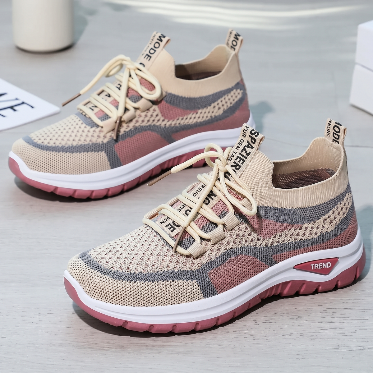 👟 Komfortabler Alltag & sportlicher Style – Damen Schnür-Sneaker