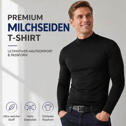 📊Herren Slim-Fit Rollkragenoberteil