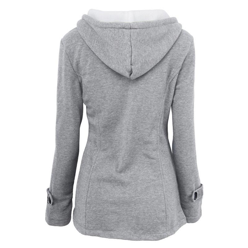 📢🎉🛍️✨Damen Kapuzenjacke, mittlerer Länge, verdickt