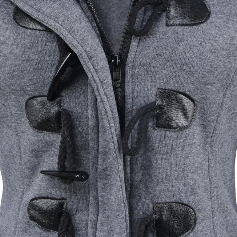 📢🎉🛍️✨Damen Kapuzenjacke, mittlerer Länge, verdickt
