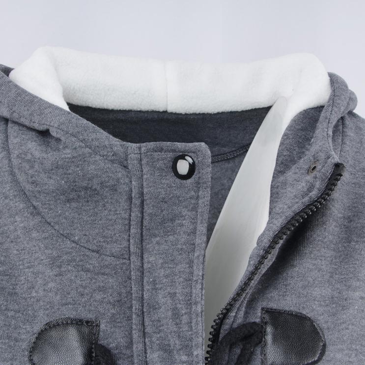 📢🎉🛍️✨Damen Kapuzenjacke, mittlerer Länge, verdickt
