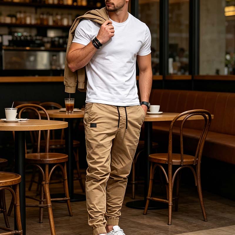 📢📢🎉✨ Legere Jogginghose mit Kordelzug für Herren