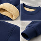 👕Klassischer Rundhals, vielseitig für jeden Tag – Herren-Sweatshirt mit Fleecefutter ✨