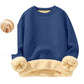 👕Klassischer Rundhals, vielseitig für jeden Tag – Herren-Sweatshirt mit Fleecefutter ✨