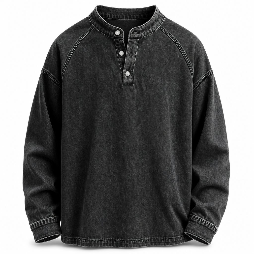 🔥✨Herren Vintage-Freizeit-Sweatshirt mit lockerer Passform