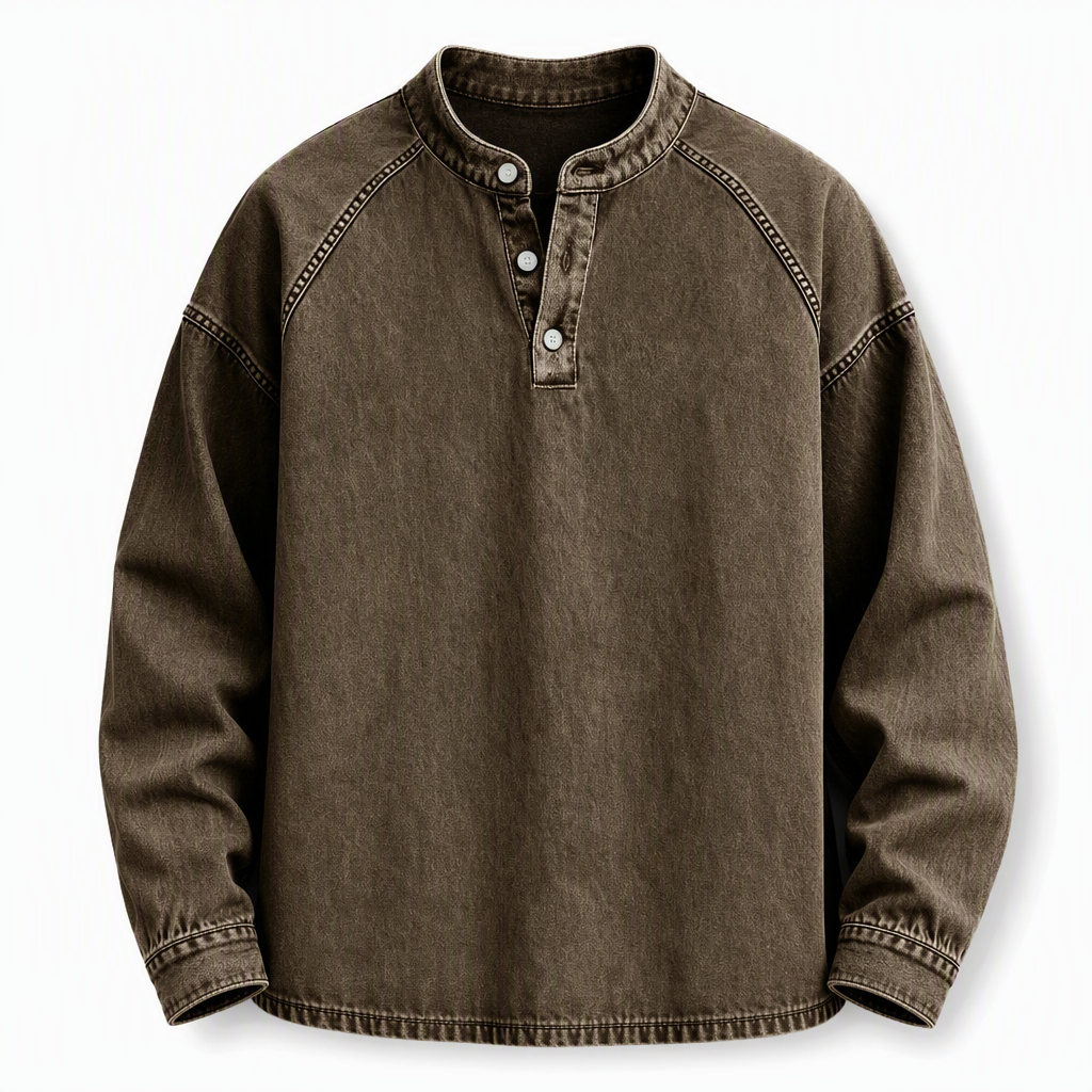🔥✨Herren Vintage-Freizeit-Sweatshirt mit lockerer Passform