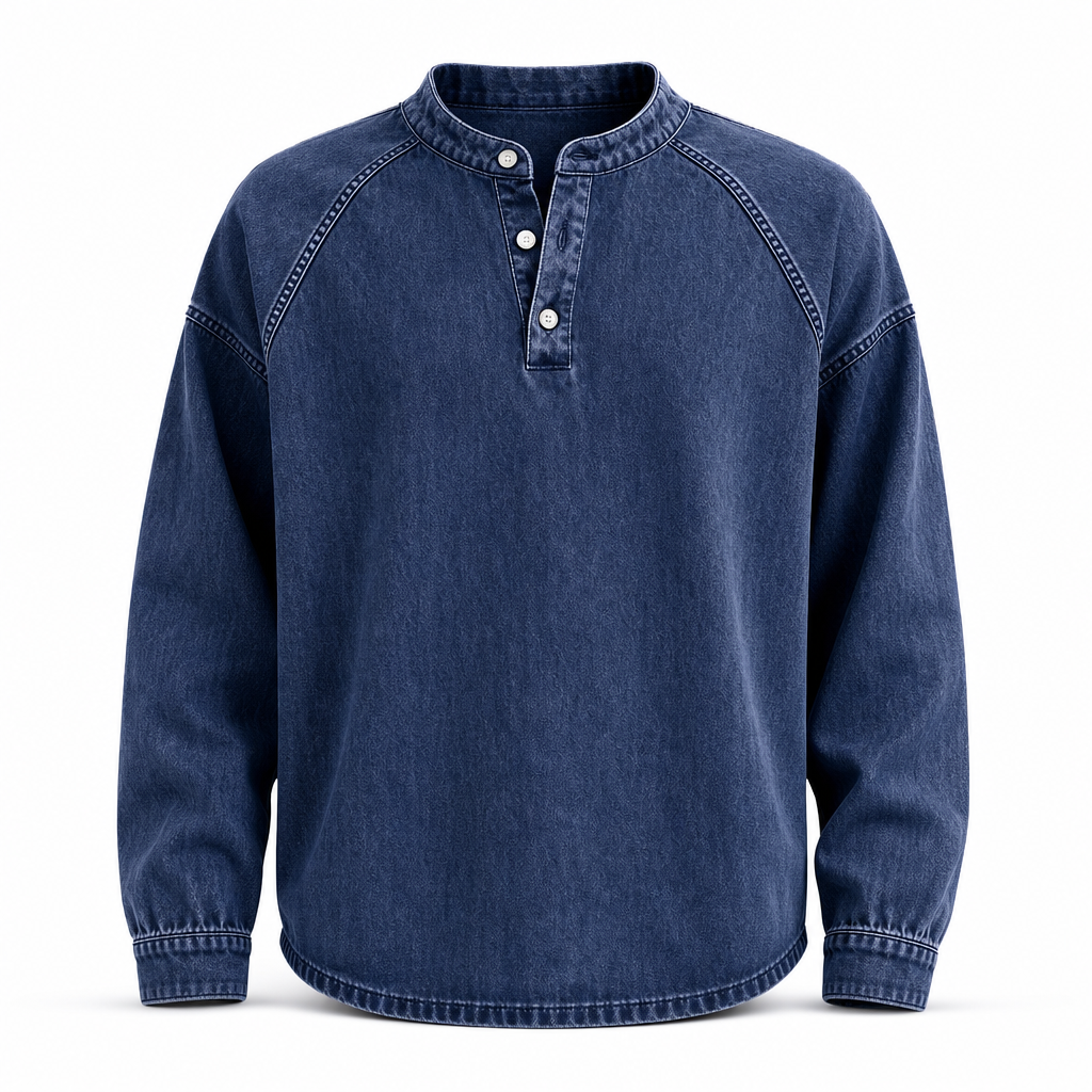 🔥✨Herren Vintage-Freizeit-Sweatshirt mit lockerer Passform