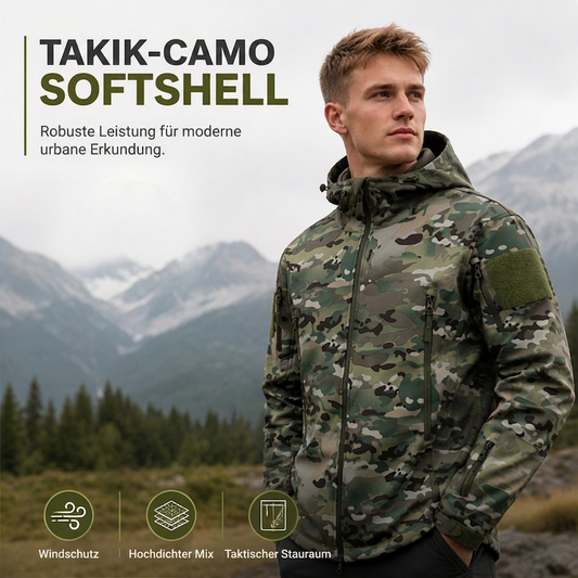 📢📢🎉✨Outdoor-Camouflage-Kapuzenjacke für Herren – Lässiger Camo-Look, bequemer Sitz & vielseitig kombinierbar