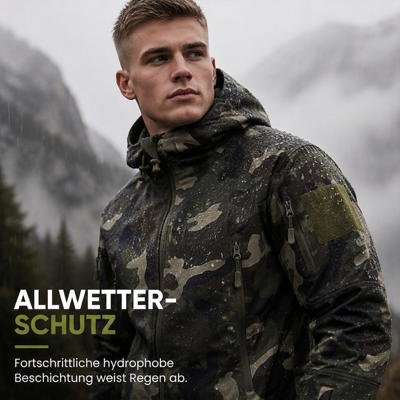 📢📢🎉✨Outdoor-Camouflage-Kapuzenjacke für Herren – Lässiger Camo-Look, bequemer Sitz & vielseitig kombinierbar
