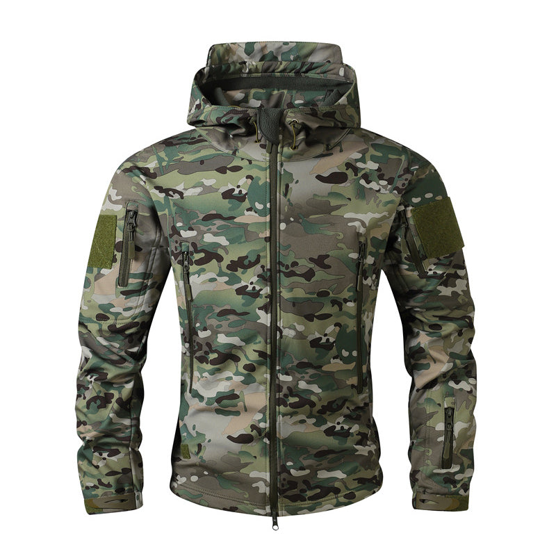 📢📢🎉✨Outdoor-Camouflage-Kapuzenjacke für Herren – Lässiger Camo-Look, bequemer Sitz & vielseitig kombinierbar