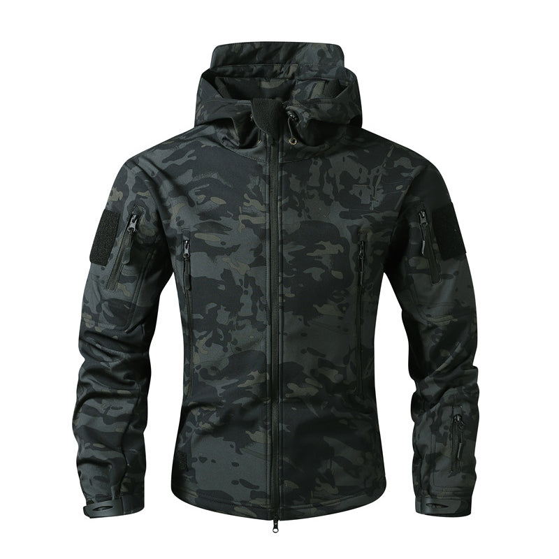 📢📢🎉✨Outdoor-Camouflage-Kapuzenjacke für Herren – Lässiger Camo-Look, bequemer Sitz & vielseitig kombinierbar