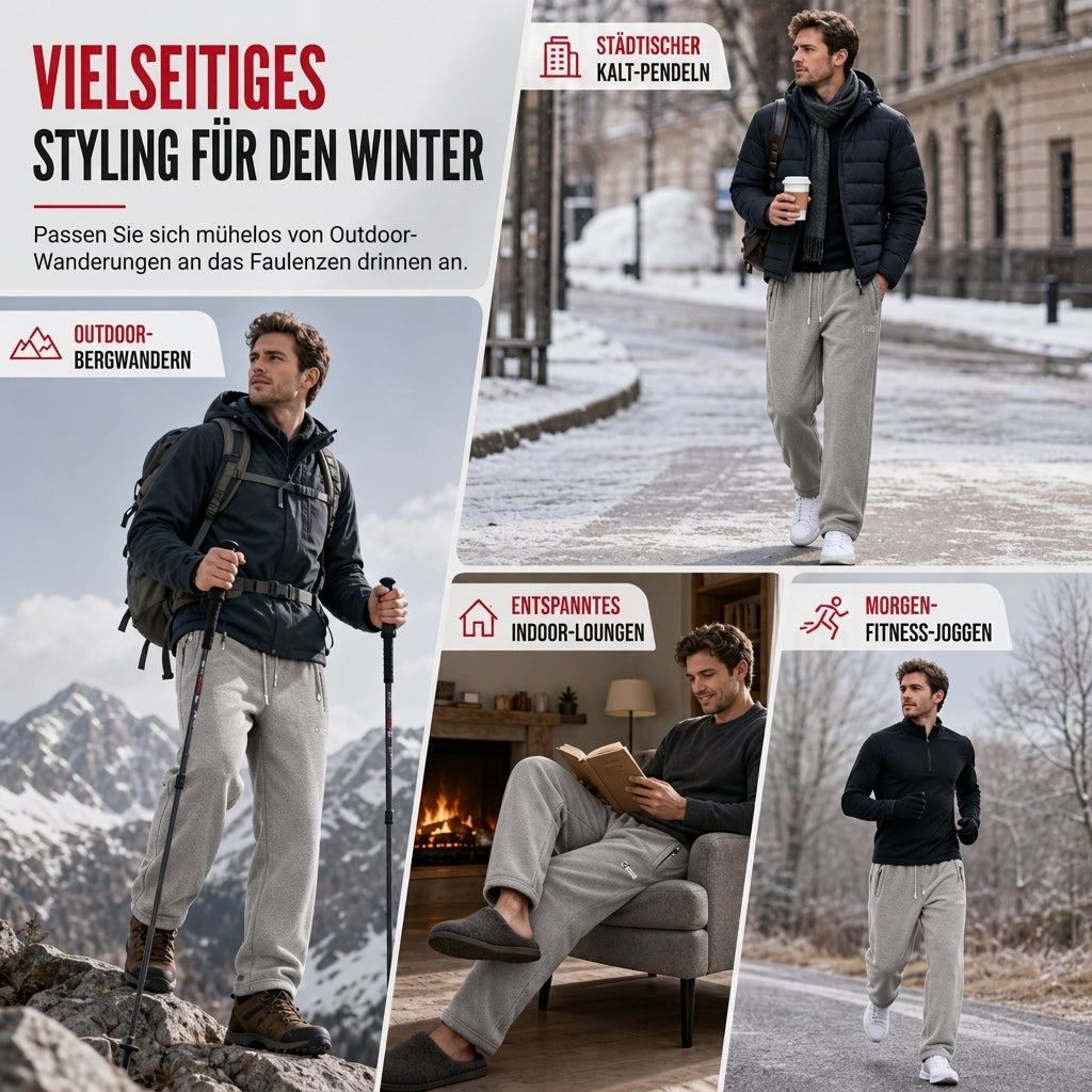 🛍️✨Warme, gefütterte Fleece-Hose (Unisex)