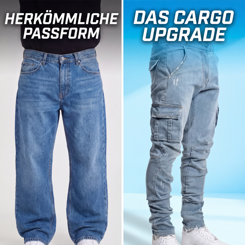 📣📣🎉✨Slim-Fit Jeans-Cargohosen – Figurbetont, praktisch & zeitloses Design