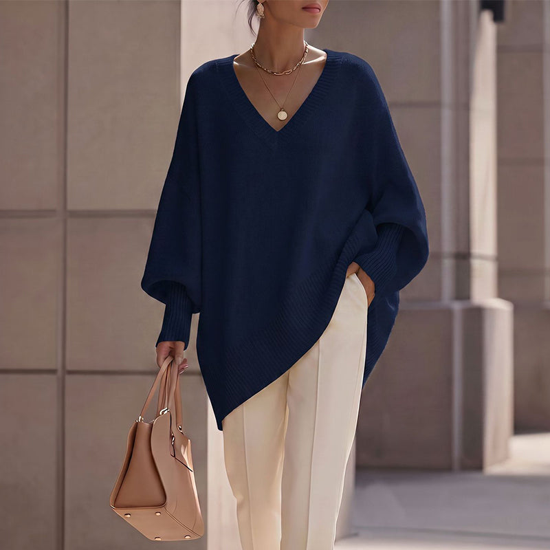 🌿 Klassisch & feminin – Strickpullover in mittlerer Länge – Weicher Stoff, moderner Schnitt & vielseitig kombinierbar
