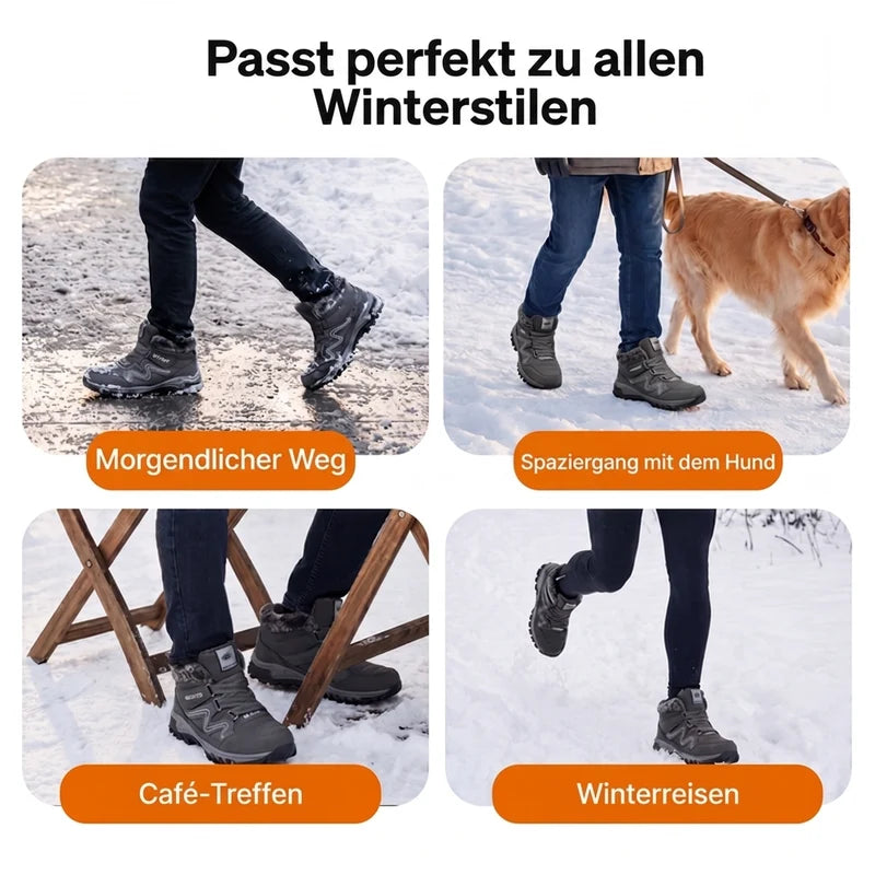 Unisex-Thermo-Stiefeletten für den Winter, für den Außenbereich