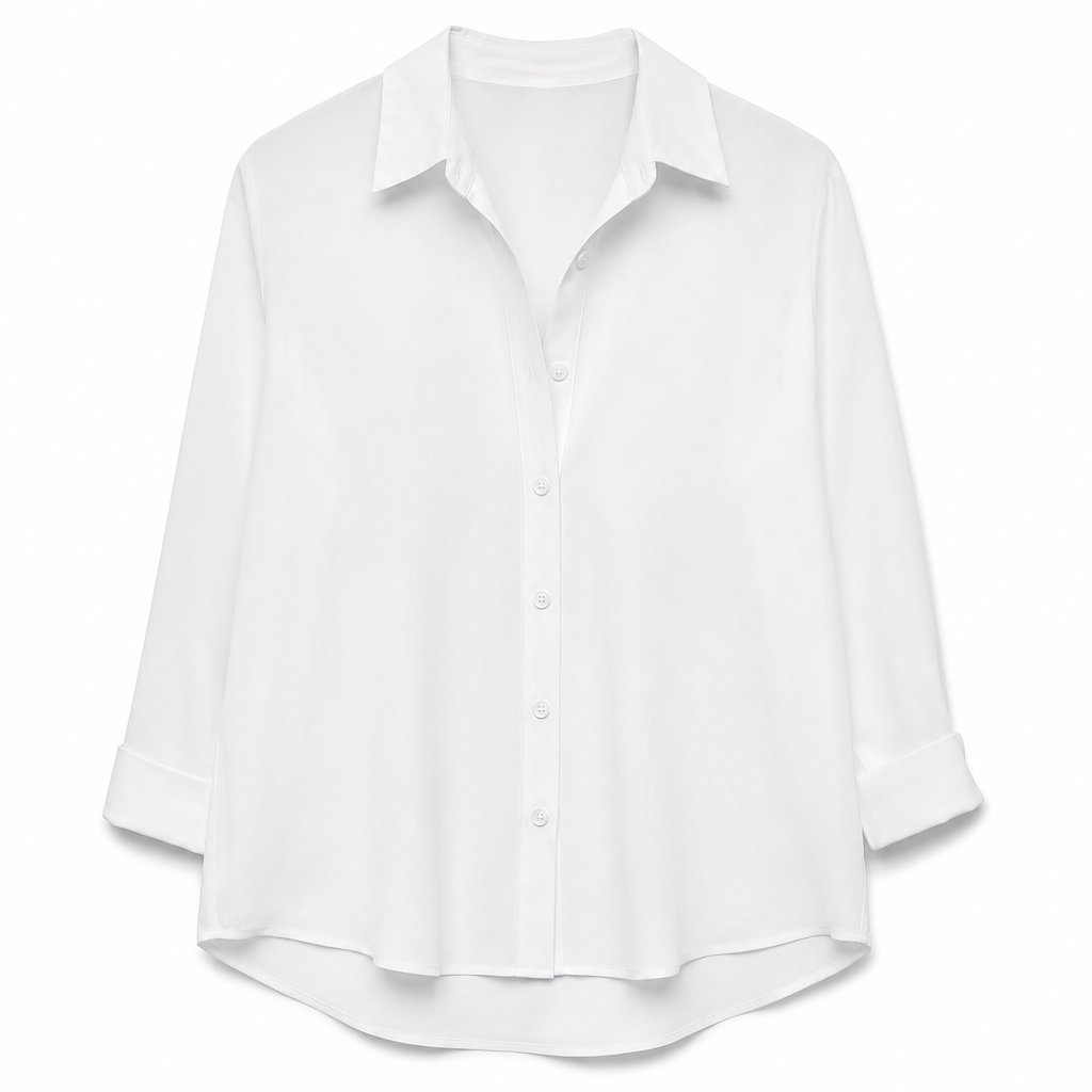 ✨💕 Damen-Bluse mit Polka-Dot-Print – Eleganter Hemdkragen, lange Ärmel & vielseitiger Freizeitstil 👚