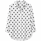 ✨💕 Damen-Bluse mit Polka-Dot-Print – Eleganter Hemdkragen, lange Ärmel & vielseitiger Freizeitstil 👚