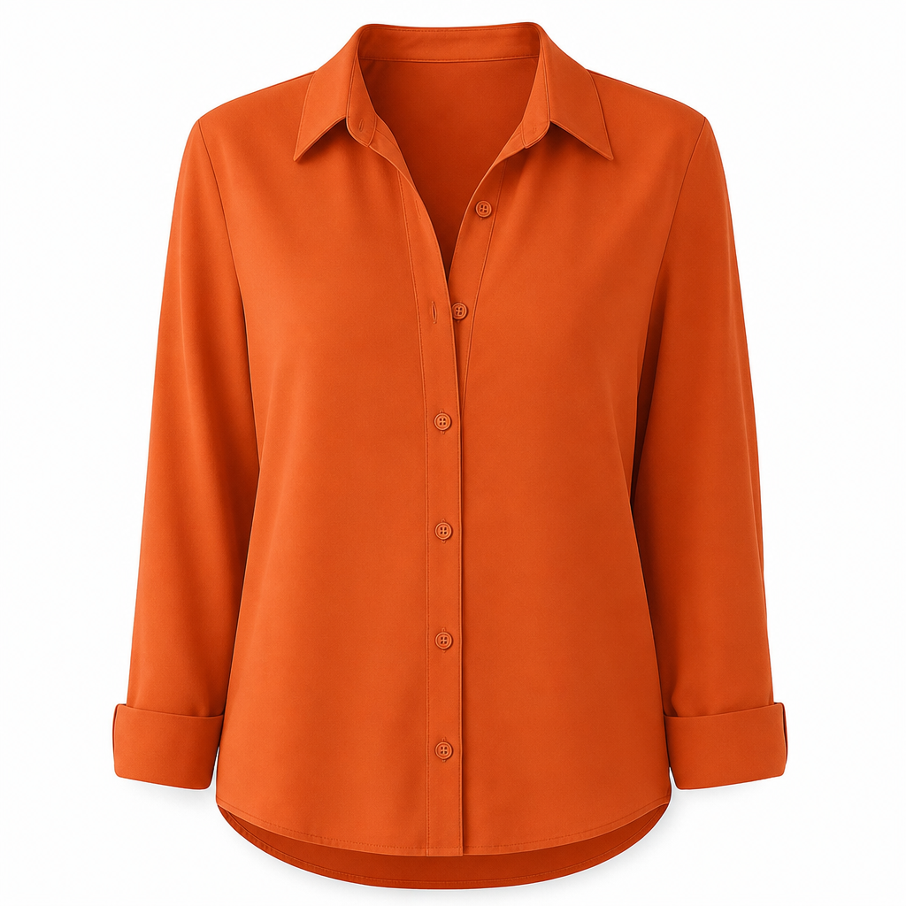 ✨💕 Damen-Bluse mit Polka-Dot-Print – Eleganter Hemdkragen, lange Ärmel & vielseitiger Freizeitstil 👚