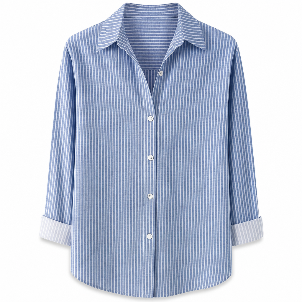 ✨💕 Damen-Bluse mit Polka-Dot-Print – Eleganter Hemdkragen, lange Ärmel & vielseitiger Freizeitstil 👚