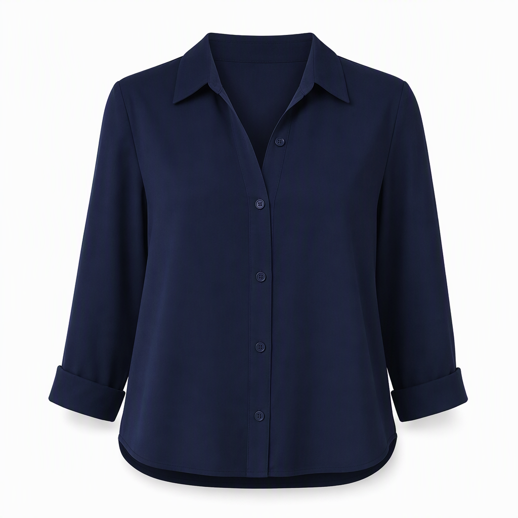✨💕 Damen-Bluse mit Polka-Dot-Print – Eleganter Hemdkragen, lange Ärmel & vielseitiger Freizeitstil 👚