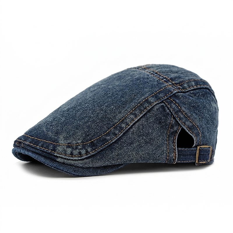 🧢 Unisex Denim-Newsboy-Cap – Mehrere Farben, lässig und einfach zu kombinieren ✨