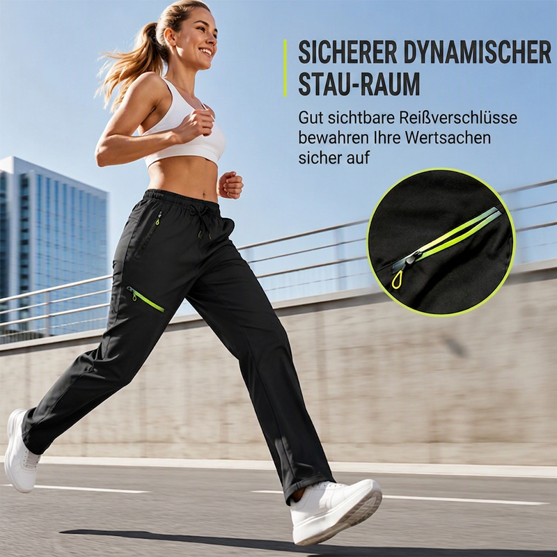 👖Legere Sport-/Traininghosen für Damen mit Reißverschlusstaschen