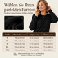 🎉💖🔥🎁Freizeit-Top für Damen mit Rundhals und gerafftem Saum