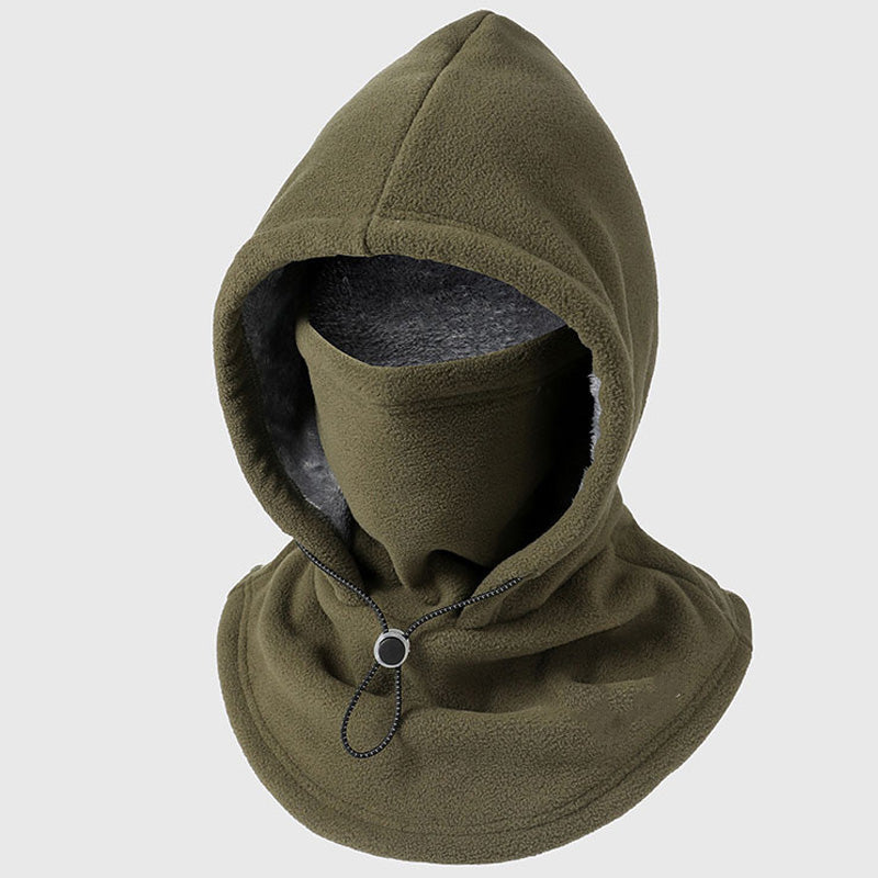 🎉 ❄️ Thermische Sturmhaube – winddichte Winterhaube mit dickem Plüschfutter