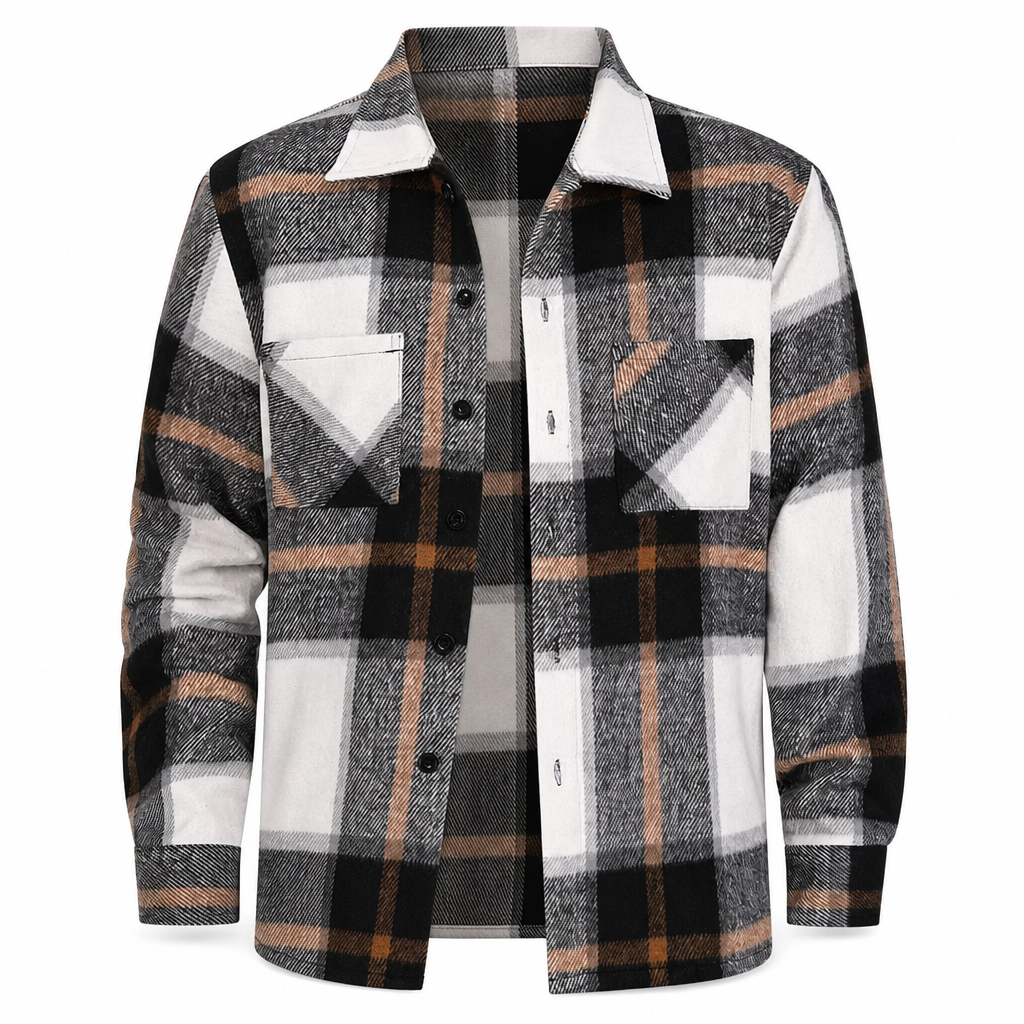 👔 Lässiges kariertes Flanellhemd für Herren | Kein kratziges Hemd – Weich & warm für Herbst & Alltag ✨