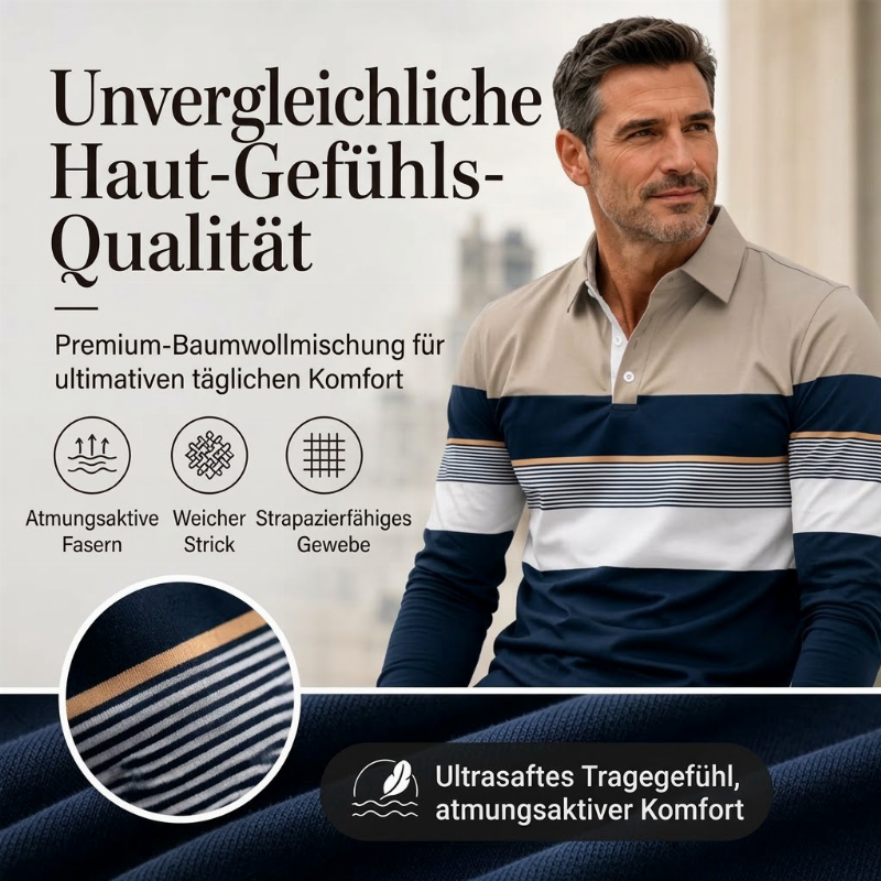 📢🎉🛍️✨Klassisches Farbe Blockiertes Streifen Top für Herren