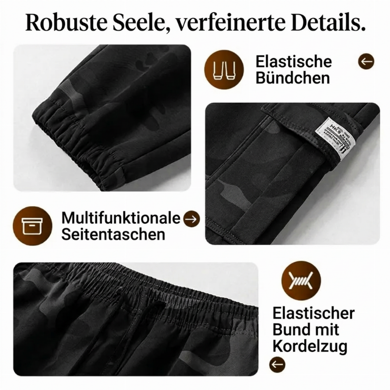 Lässige Camouflage-Bundhose – robust & ideal für Freizeit und Arbeit