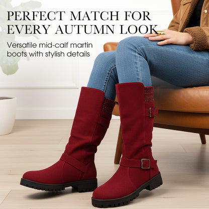 🎉💖Über 28.000 Mal verkauft!🍂👢Herbstliche lässige Damen-Stiefel in Wadenhöhe