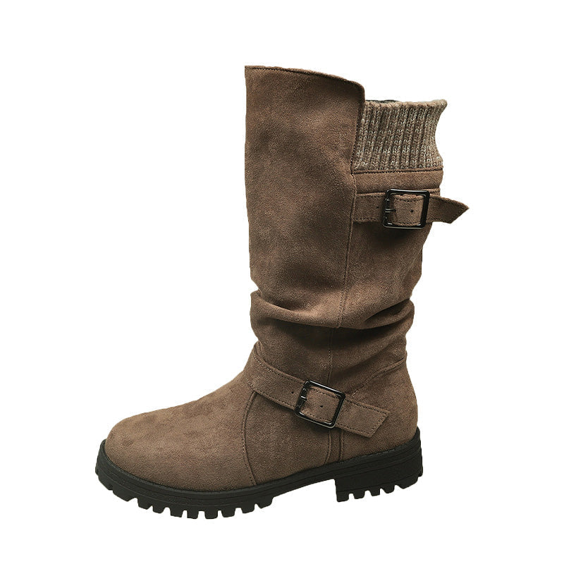 🎉💖Über 28.000 Mal verkauft!🍂👢Herbstliche lässige Damen-Stiefel in Wadenhöhe