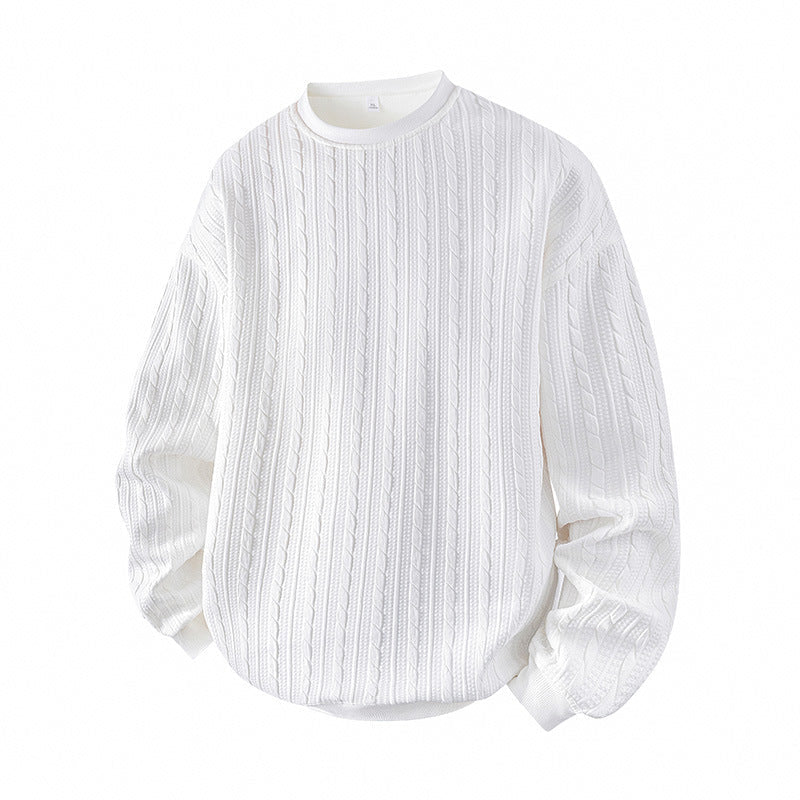 📢🎉🛍️✨Herren Kabelstrick Rundhalspullover