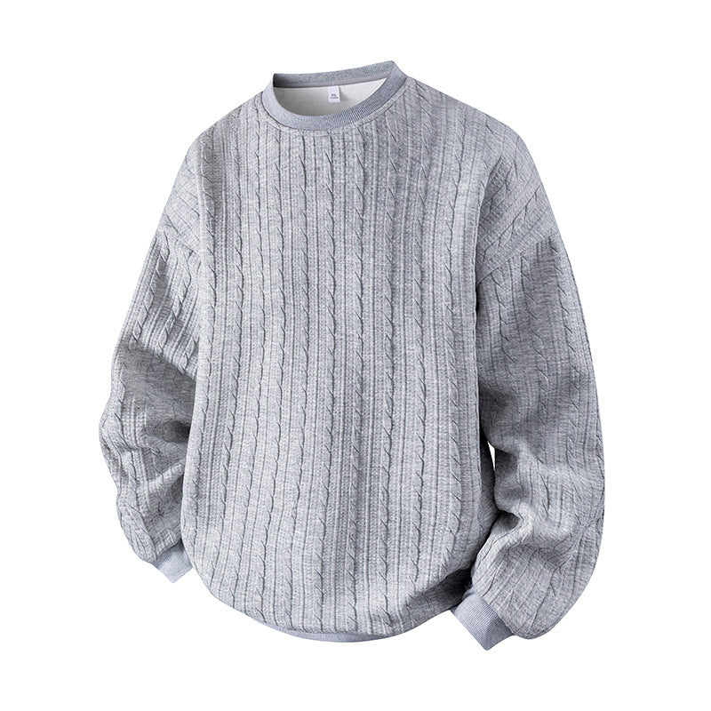 📢🎉🛍️✨Herren Kabelstrick Rundhalspullover