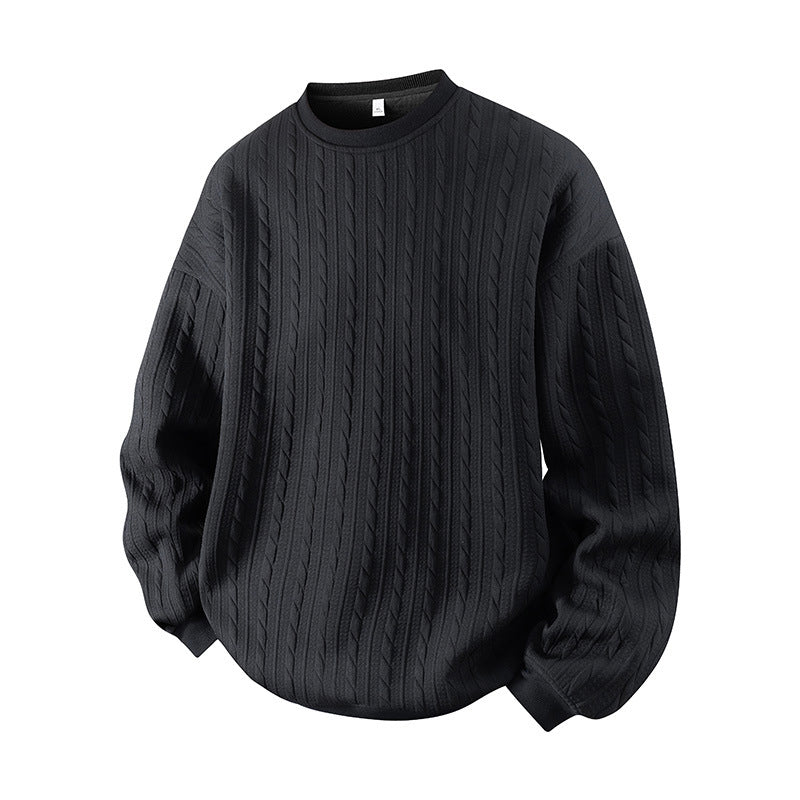 📢🎉🛍️✨Herren Kabelstrick Rundhalspullover