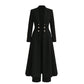 📢🎉🛍️✨Elegantes herbstliches 2-Teiler-Outfit für Damen mit Retro-Langmantel und schlichter Hose