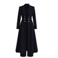 📢🎉🛍️✨Elegantes herbstliches 2-Teiler-Outfit für Damen mit Retro-Langmantel und schlichter Hose