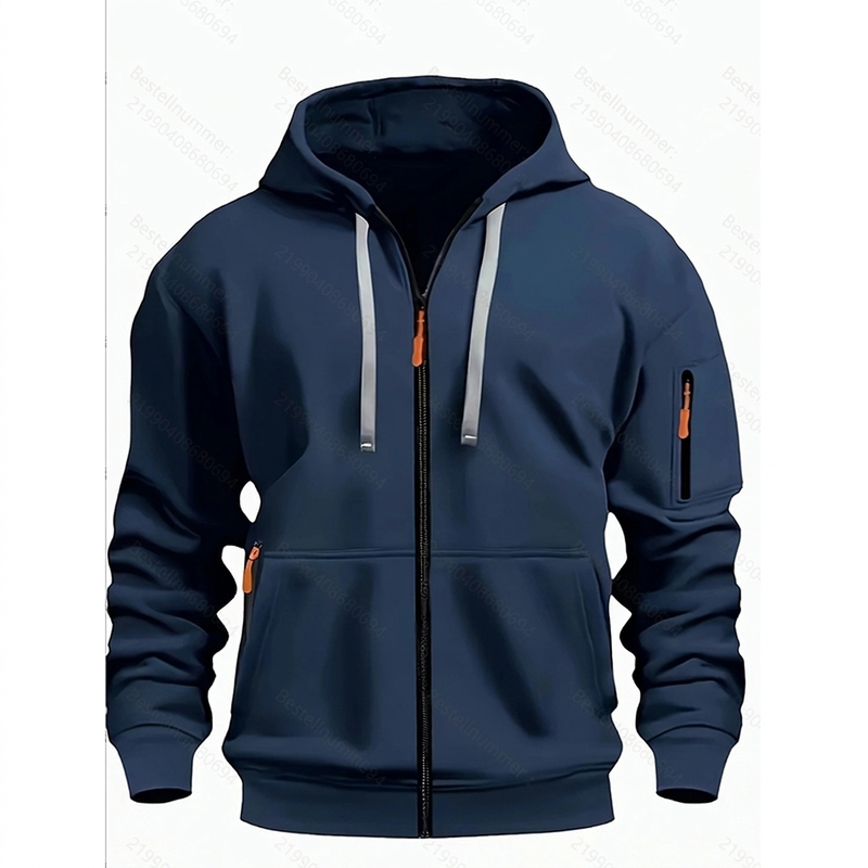 🛍️✨Lässige wärmende Herrenkapuzenjacke