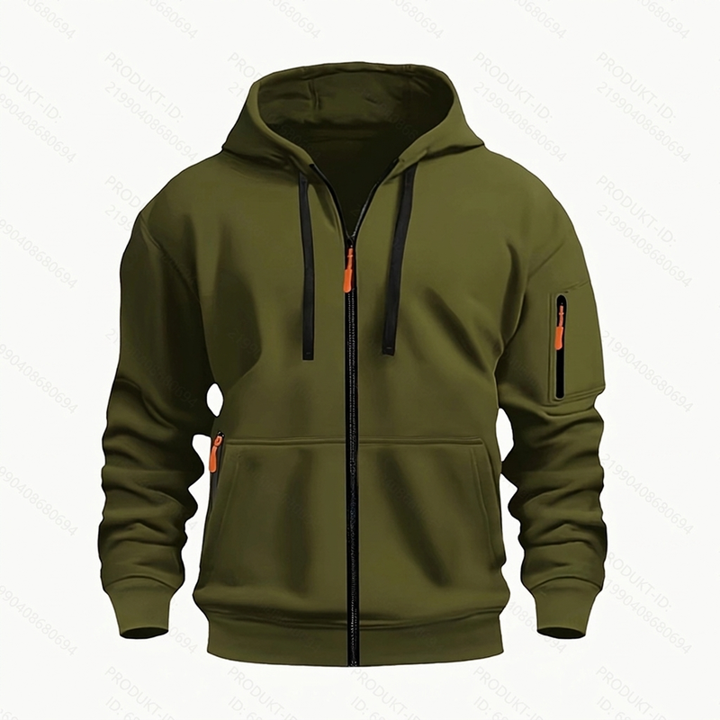 🛍️✨Lässige wärmende Herrenkapuzenjacke