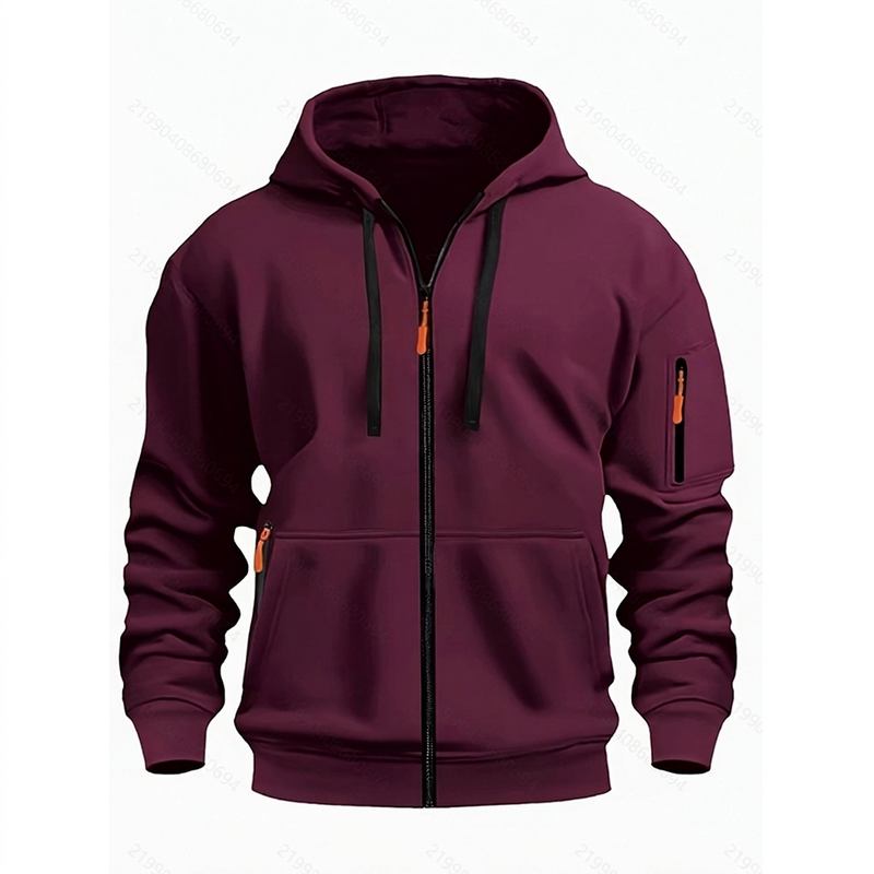🛍️✨Lässige wärmende Herrenkapuzenjacke
