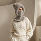 🥳🥳 Damen Winter Einteilige Gestrickte Mütze Schal Maske