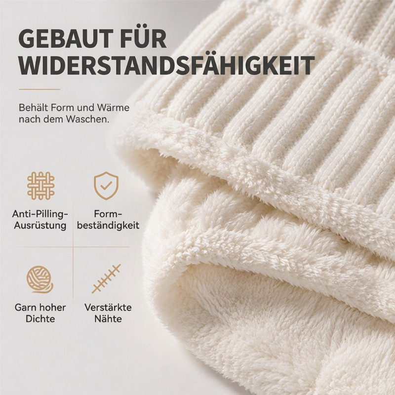 🥳🥳 Damen Winter Einteilige Gestrickte Mütze Schal Maske