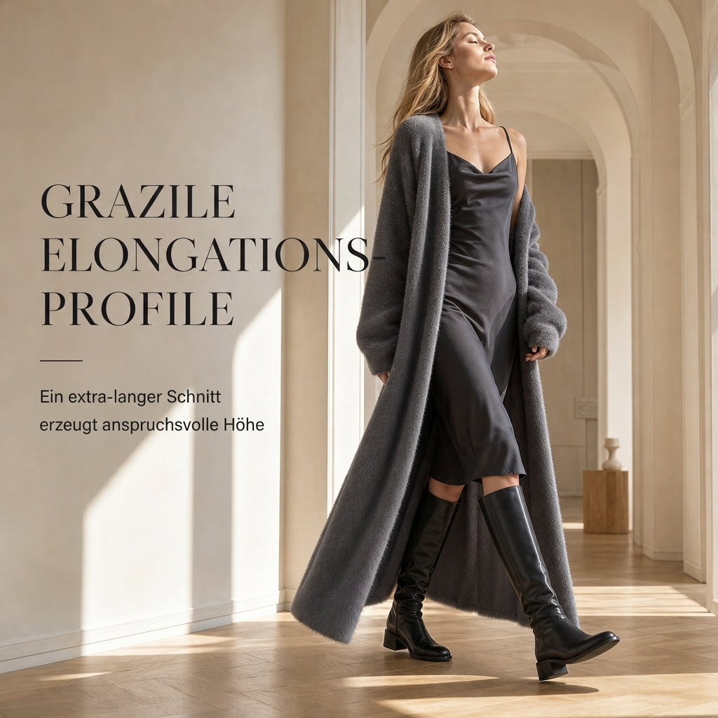 📢🎉🛍️✨Damen Langcardigan aus Kunstpelz-Fleece, flauschiger oversized Strickmantel für Herbst und Winter