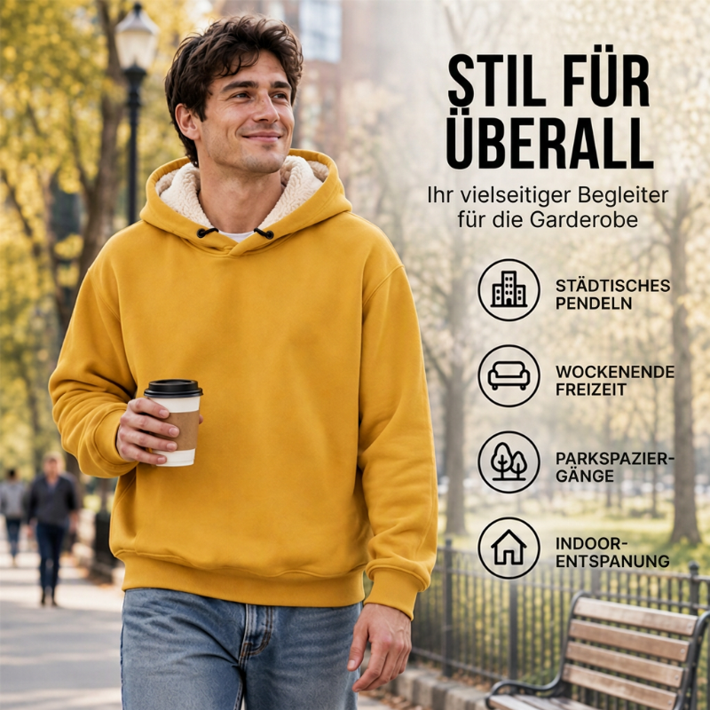 ✨Räumungsverkauf✨Verdicktes Sherpa-Fleece-Kapuzenpullover für Herren