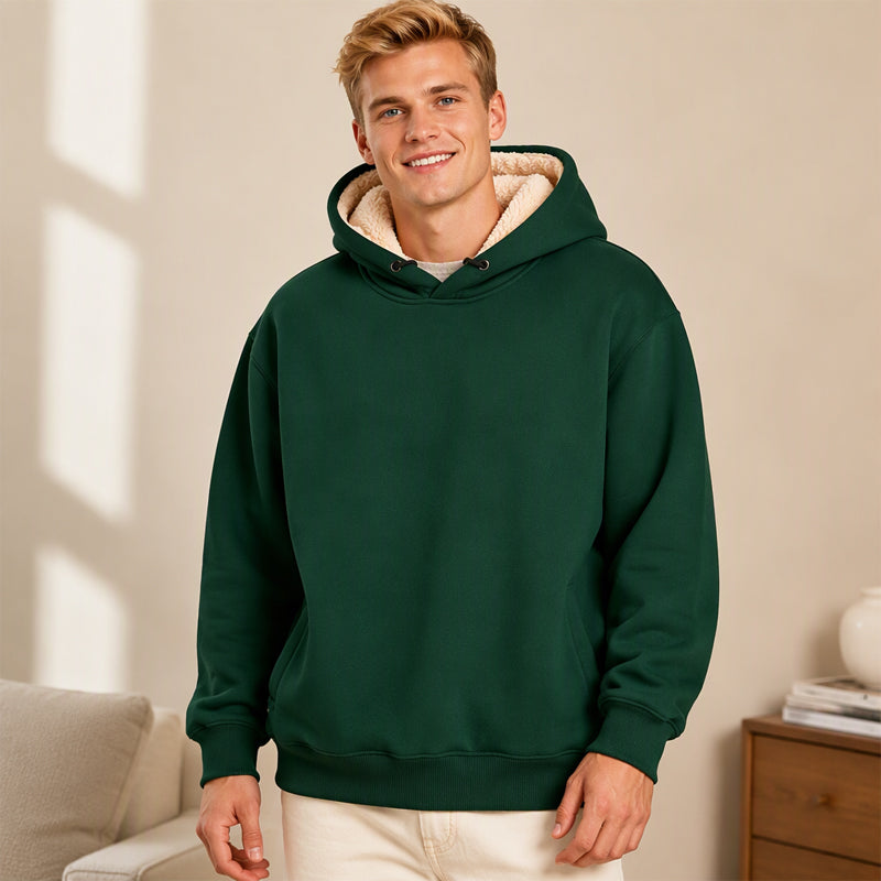 ✨Räumungsverkauf✨Verdicktes Sherpa-Fleece-Kapuzenpullover für Herren