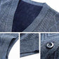 🙌 🔥🔥Herren Warmer Cardigan mit Knopfverschluss und V-Ausschnitt
