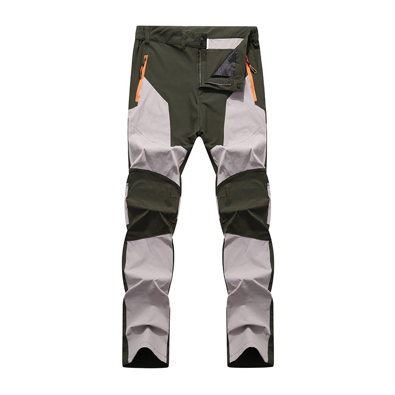 🌟 Wasserdichte & winddichte Herren-Wanderhose im Patchwork-Design