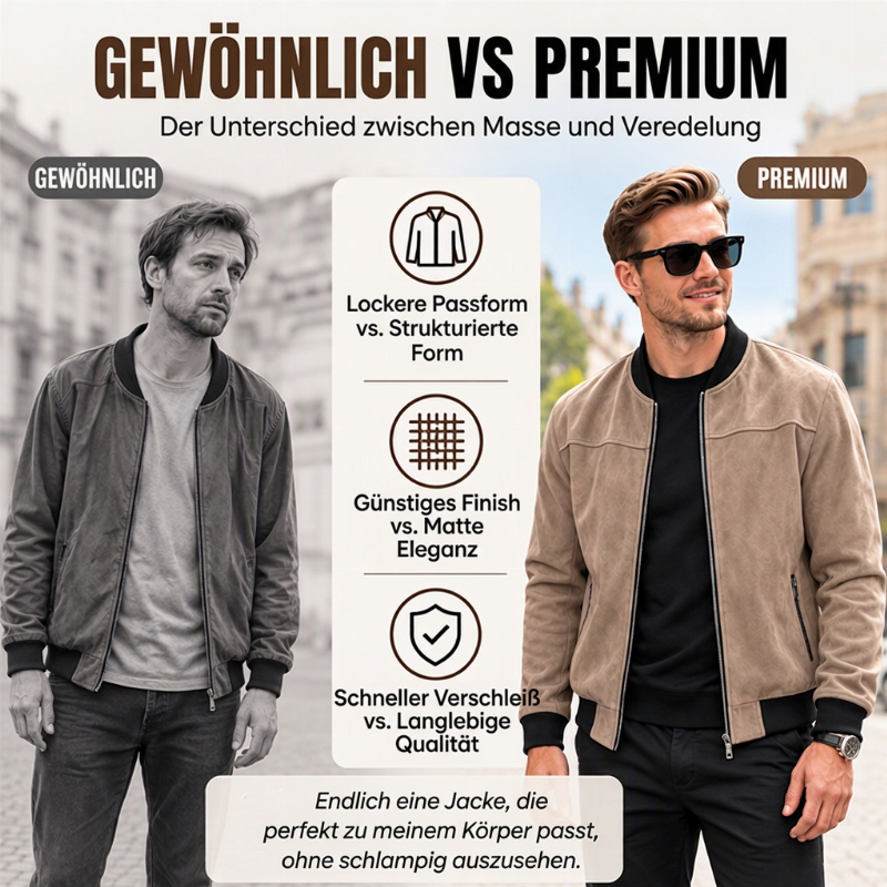 Klassische Casual-Bomberjacke für Herren