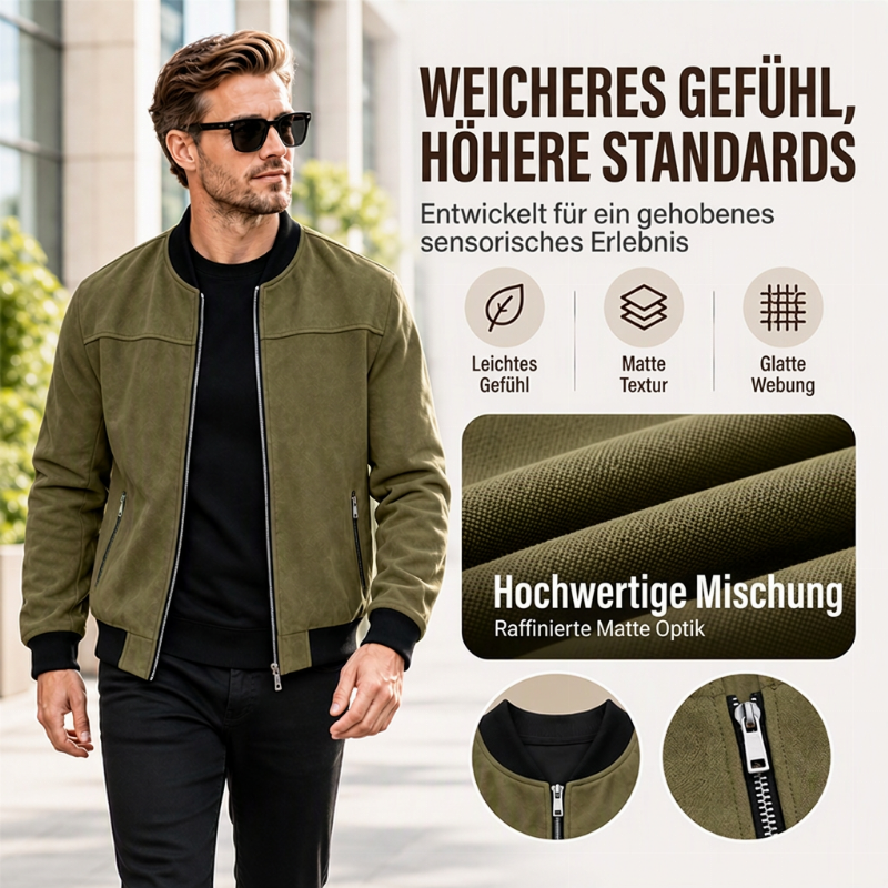 Klassische Casual-Bomberjacke für Herren